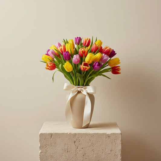 Bunte Tulpen